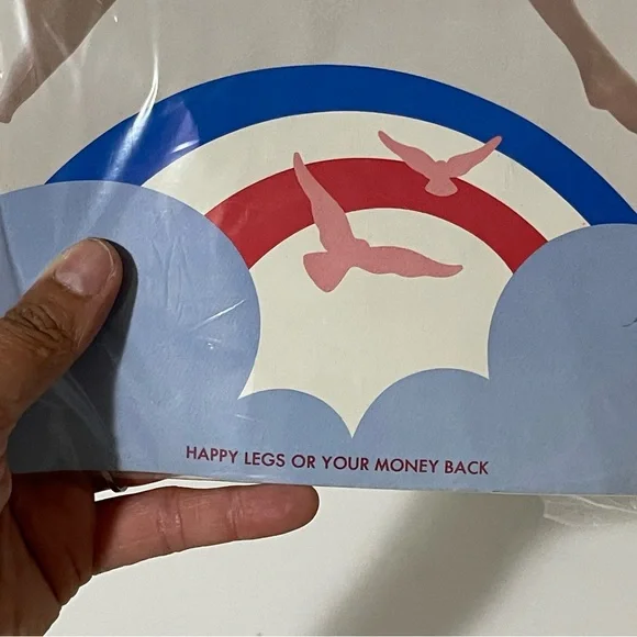 Vintage Iron We've happy legs Mod GoGo 1970 vintage extra tall sheer - Picture 3 of 5